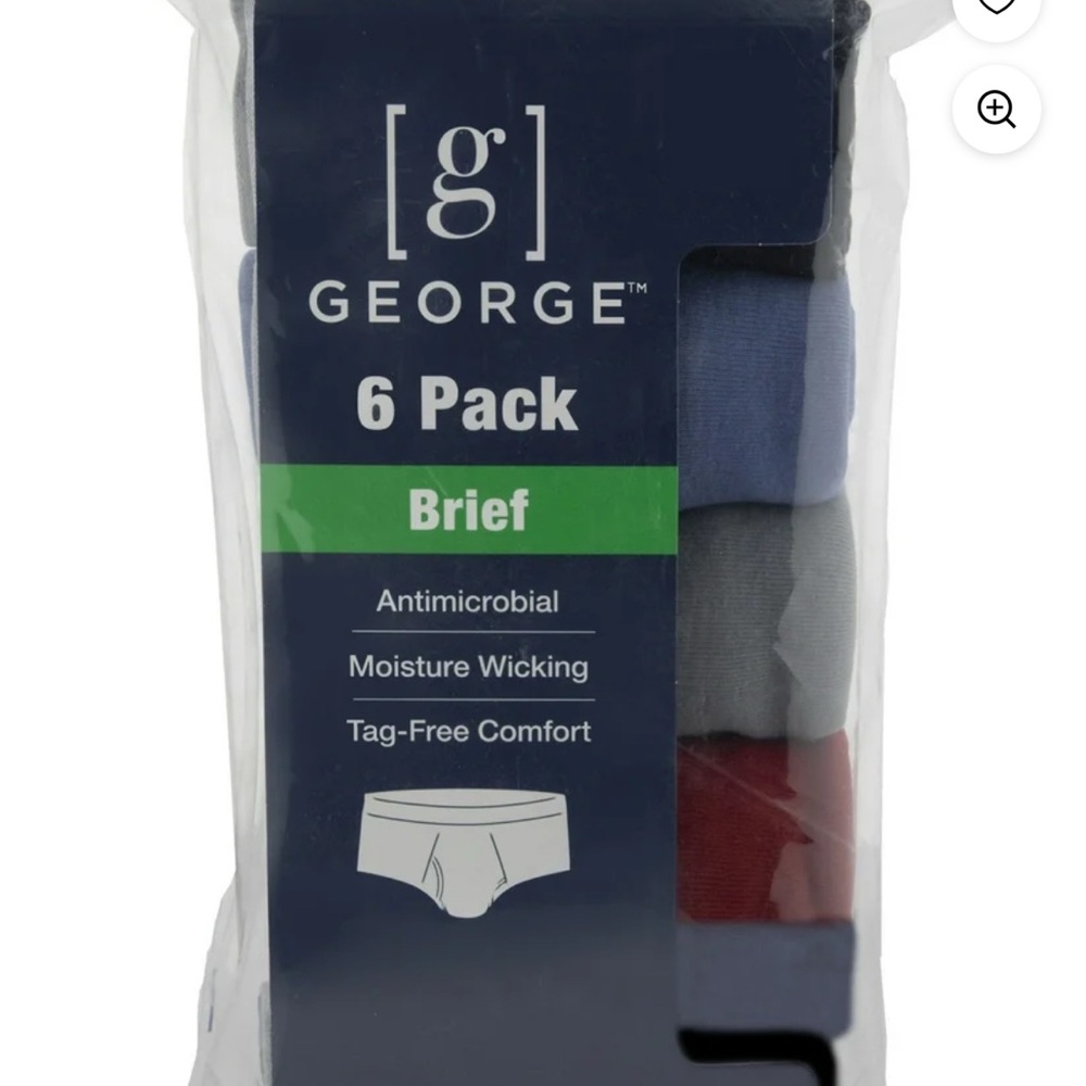 George Black and Blue Briefs Essential Pack